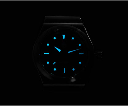 San Martin 40mm Men Sports Watch SS Brushed Dial Integrated Bracelet Miyota 90S5 Original Design Automatic Mechanical SN0149