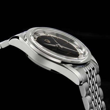 Watchdives WD1954 Arctic Classic 36mm Watch VH31Sweep Second Movement 316L Stainless Steel Watches Sapphire Crystal Luminova