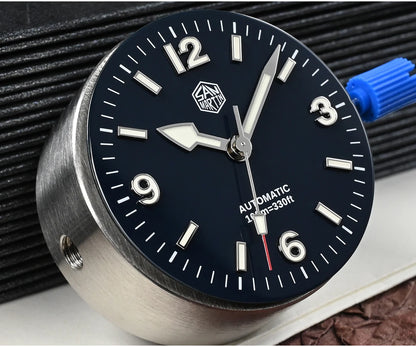 San Martin 38mm Men's Sport Watch Fashion Luxury Explore Climbing Automatic Mechanical Sapphire Waterproof 5 Links Bracelet BGW-9