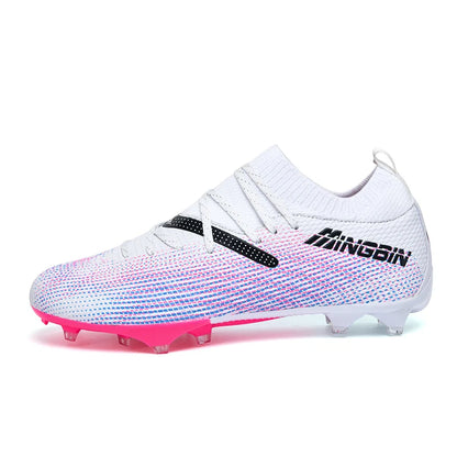 Botas de fútbol de césped profesionales para hombre, botines de fútbol con malla transpirable, zapatillas de fútbol juveniles antideslizantes, sneakers masculinas Society Chuteira