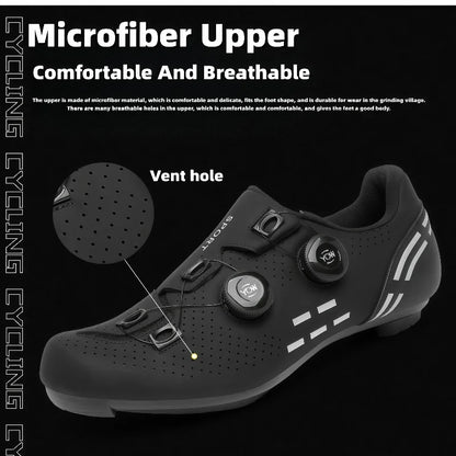 Hochwertige Fahrradschuhe für Herren, SPD, selbstverriegelnd, Rennrad-Sportschuhe, MTB-Mountainbike-Schuhe für Damen, rutschfeste Fahrradschuhe 36-47
