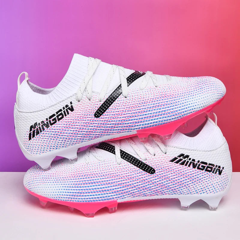 Botas de fútbol de césped profesionales para hombre, botines de fútbol con malla transpirable, zapatillas de fútbol juveniles antideslizantes, sneakers masculinas Society Chuteira