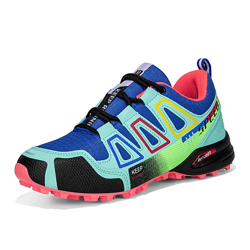 Women's Waterproof Hiking Shoes Outdoor Sports Shoes Women's Walking Travel Sports Shoes Bicycle Sports Shoes Running Sports Sho