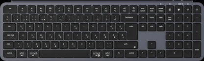 Teclado sem fios ultrafino Keychron B6 Pro com layout ISO, tamanho completo, portátil e leve, ligações 2.4GHz e Bluetooth