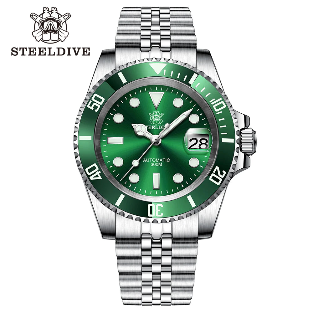 SD1953 Steeldive Brand 2022 Men Mechanical Wristwatch 41mm Stainless Steel Men Watch NH35 Sapphire Glass Men Watches