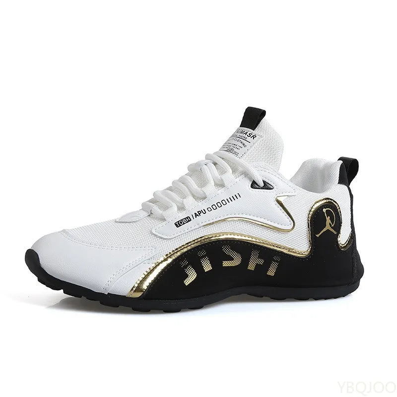 Sapatos de homem de tamanho grande, novidade de outono, respiráveis, casuais, confortáveis, versáteis, leves e planos, para desporto
