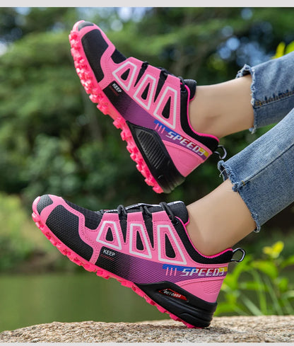 Women's Waterproof Hiking Shoes Outdoor Sports Shoes Women's Walking Travel Sports Shoes Bicycle Sports Shoes Running Sports Sho