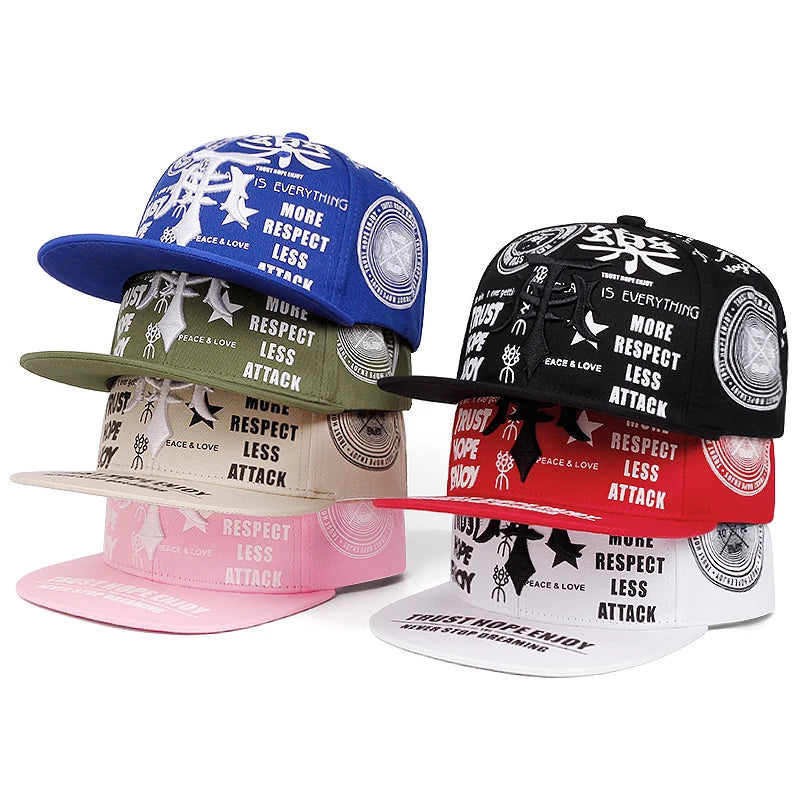 2026 New Fashionable Creative Baseball Hat T Graffiti Embroidery Street Hip Hop Hat Daily Casual Wear Sunshade Hat Flat Edge Hat