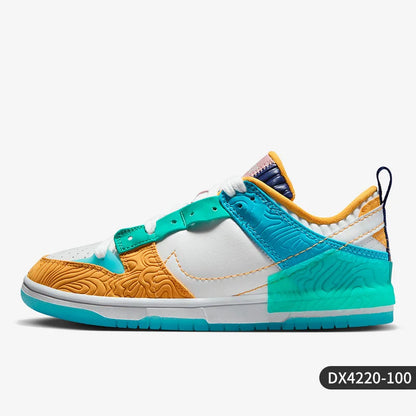 Nike genuine Nike Dunk Low Women's Durable Fashion Sport Sneakers DX4220-100