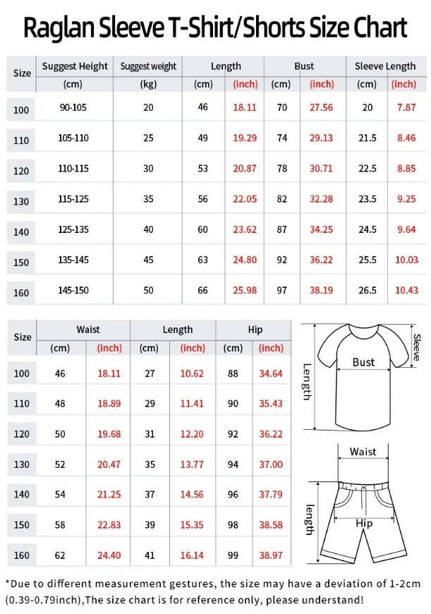 Conjunto infantil de verão Dragon Ball 2026 com T-shirt e calções para menino, conjunto de 2 peças T-shirt + calções