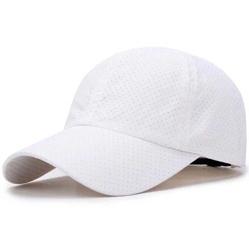 Mütze Herren Frühjahr/Sommer einfarbige Netzmütze Baseballmütze Damen Herbst Koreanische Ausgabe Sonnenschutzmütze Netz atmungsaktive Schirmmütze