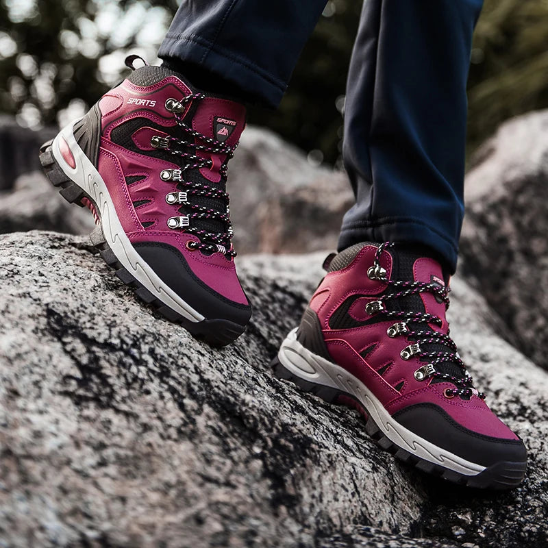 Waterdichte wandelschoenen voor buiten, voor heren en dames, voor de lente en herfst, slijtvaste bergsportschoenen, jachtsportschoenen