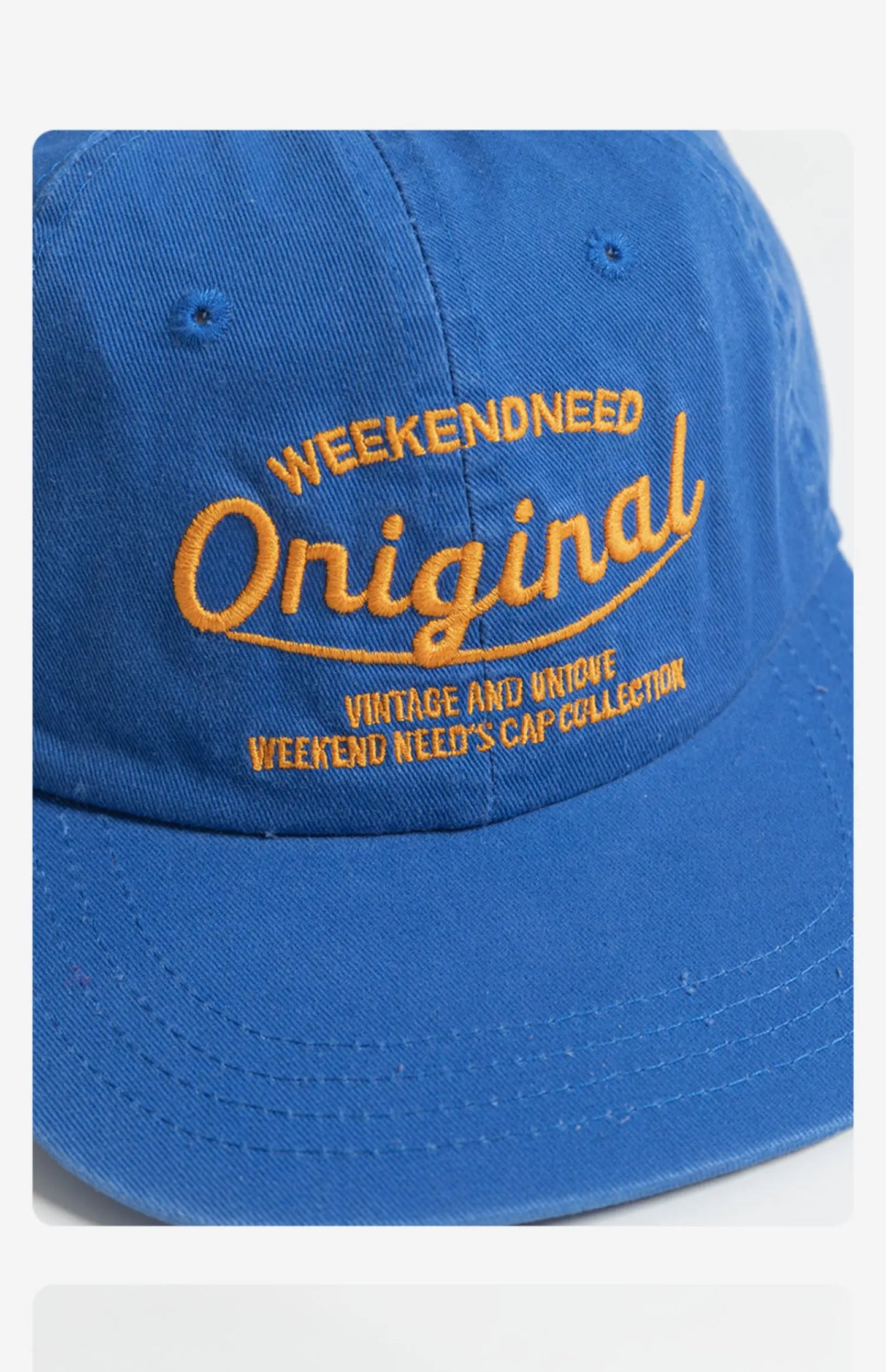 Baseball Cap Spring and Autumn Soft Top Embroidery Men and Women All-Matching Street Tide Brand Peaked Cap Wide Brim Sunshade