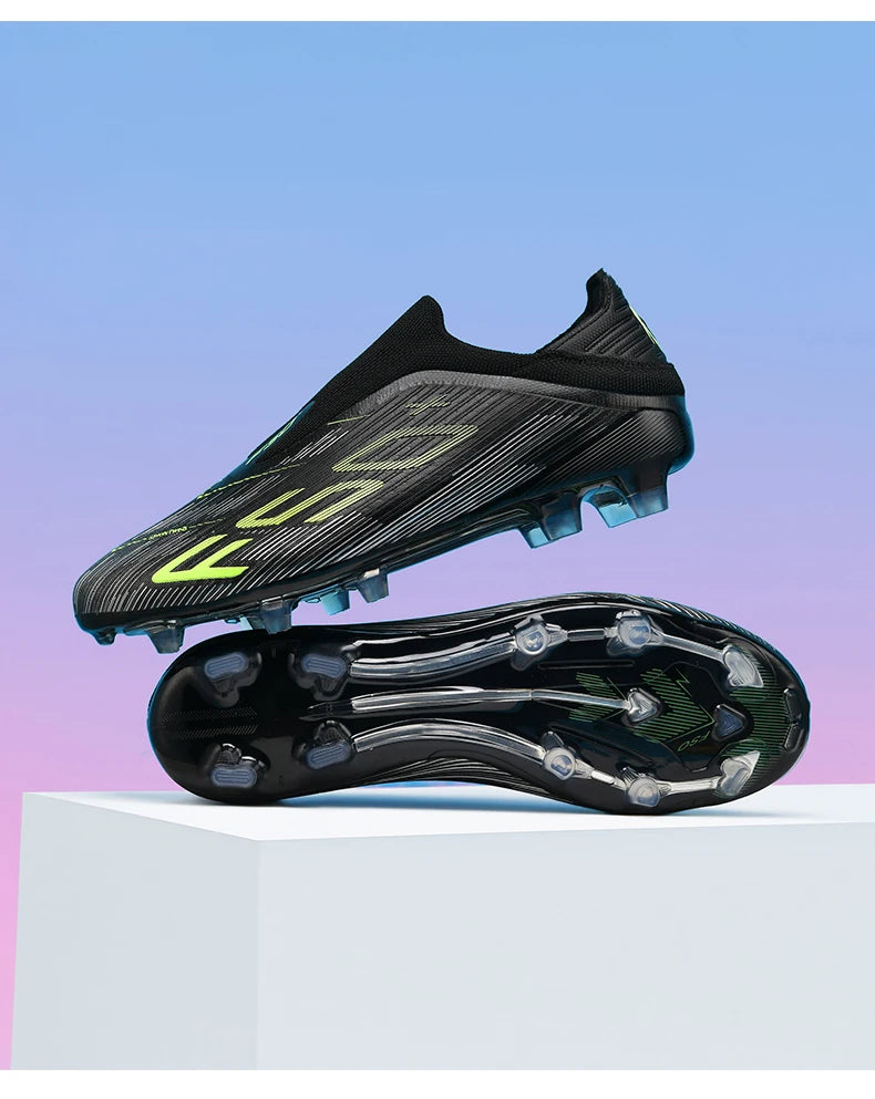 New Men's Soccer Shoes Futsal Football Boots Sneakers Match Grass Cleats High-Quality Non-Slip Indoor Hot-Selling High-Top Outdoor