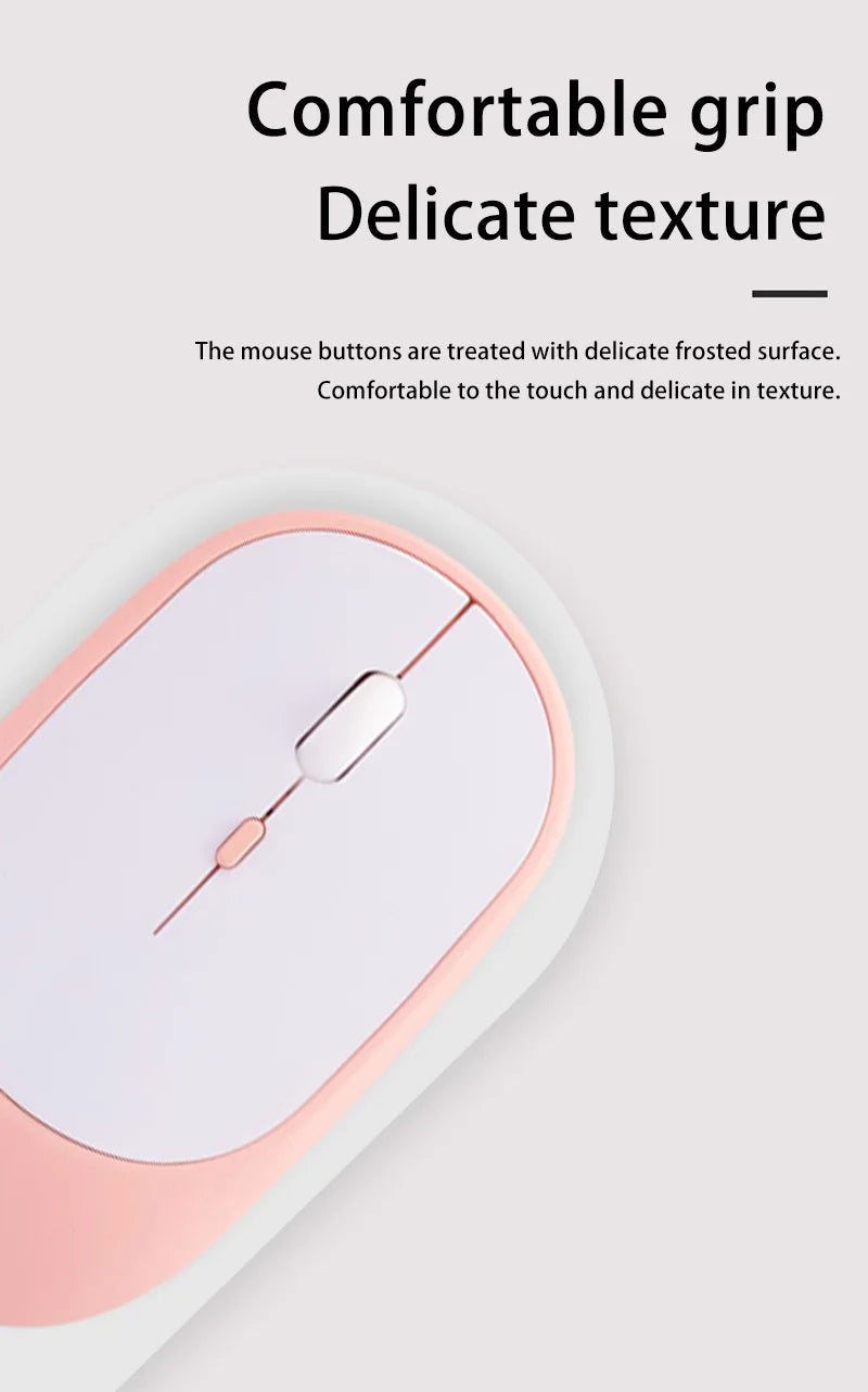 Lenovo draadloze muis USB-oplaadbaar ergonomisch met instelbare DPI voor kantoor, stil, 2.4G Bluetooth optische elektrische muis voor gaming en kantoor