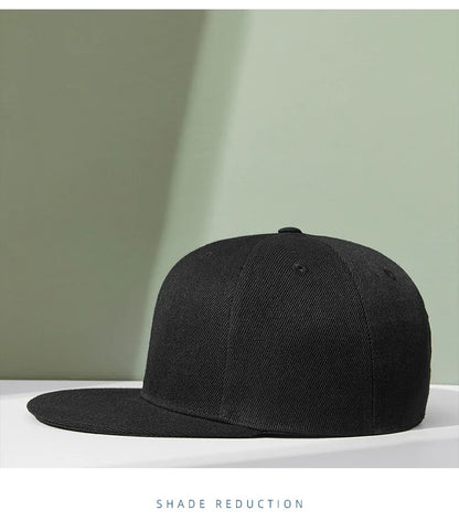 Partihandel 40 färger Justerbara platta snapback-kepsar med skärm Dam Mode Polyester Enfärgad basebollkeps Herr Hiphop Blank sportkeps