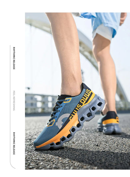 Herren-Laufschuhe Offroad-Schuhe Dämpfende Jogging-Schuhe Rutschfeste atmungsaktive Mesh-Luxusschuhe Outdoor-Paar-Trainer Renn-Sneaker