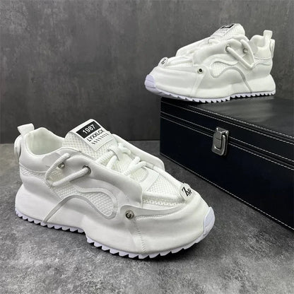 48 size summer men's shoes 2026 new men's mesh breathable sneakers height increasing sports comfortable casual shoes for men