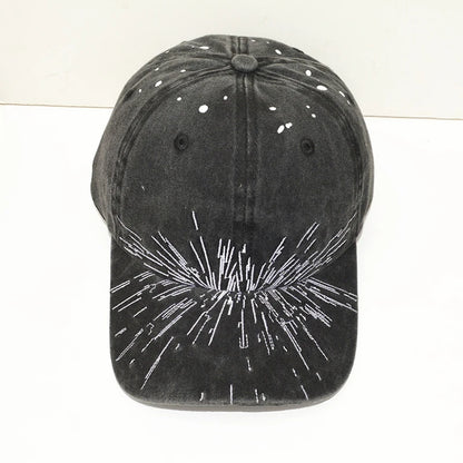 Kpop "What Is Your Love Song" Same Knitted Embroidery Caps,Tour Concert Cap Outdoor Retro Washed Baseball Caps for Women Men