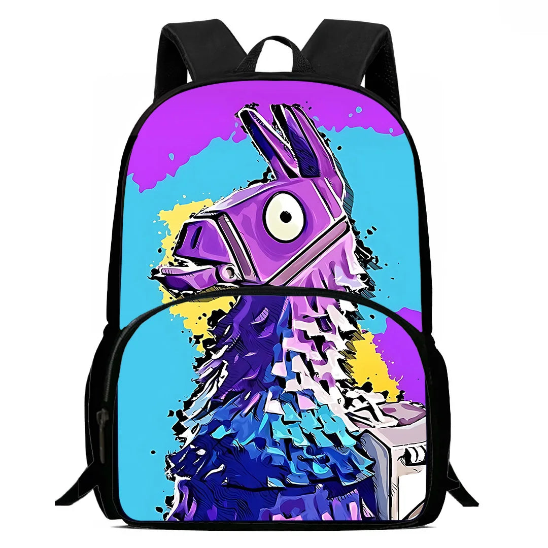 Classic Game Fortnites Kids Backpacks Boys Girls Student Birthday Gift Child School Bags Large Capacity Camping Durable Rucksack