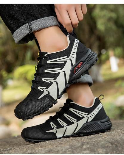 Men's Hiking Shoes Waterproof Non-slip Hiking Hiking Sports Shoes Camping Training Hunting Tactical Shoes Men's Cycling Shoes