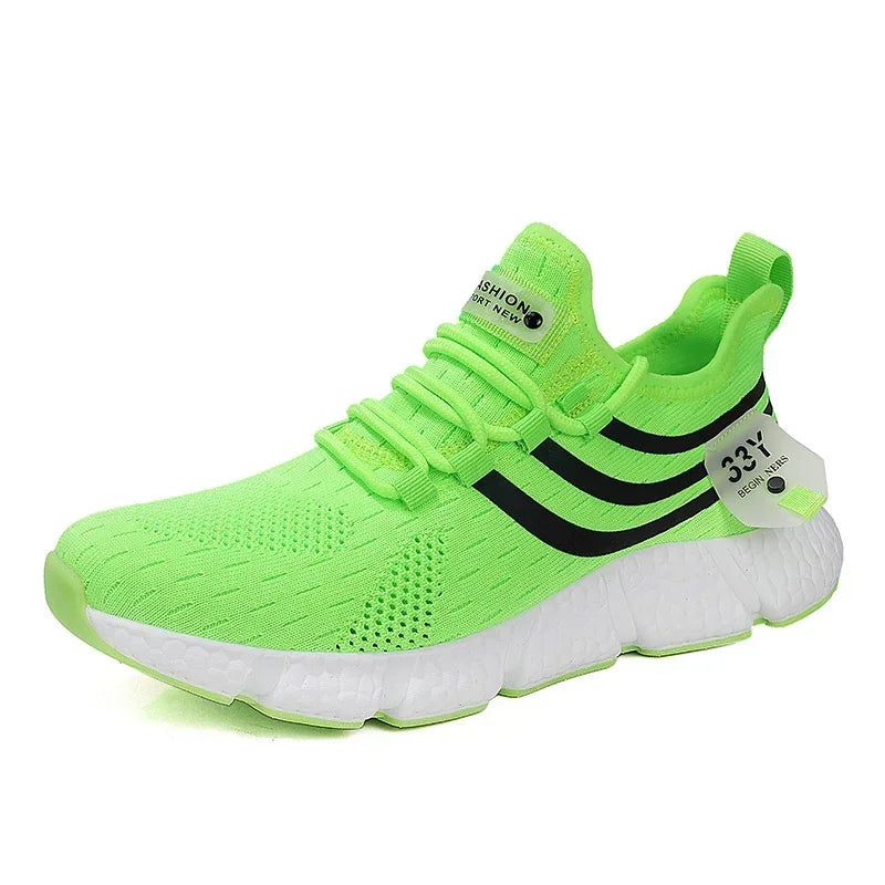 Sports Men's Shoes Spring and Autumn Breathable Casual Running Shoes Lightweight Walking Couple Shoes Men's Spirit Women's Shoes