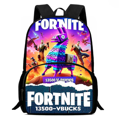 Set scuola classico FortniteS per bambini: zaino, borsa pranzo e astuccio, borse scolastiche capienti per bambino e bambina, idea regalo perfetta