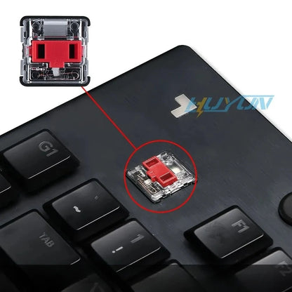 Tecla texturizada antideslizante transparente retroiluminada G915 913 TKL G815 G813, compatible con teclado mecánico Logitech