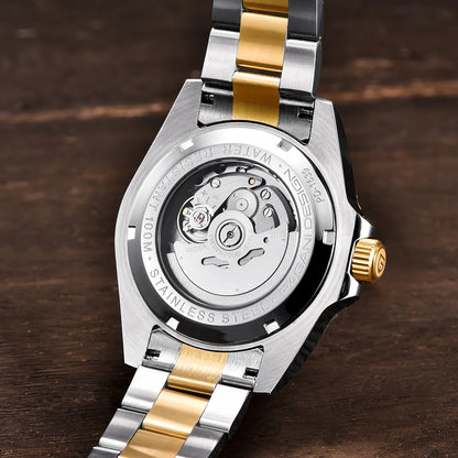 PAGANI DESIGN 2026 New Men's Watches Top Luxury Gold Automatic Mechanical Wrist Watch Men Stainless Steel Waterproof Men Watch