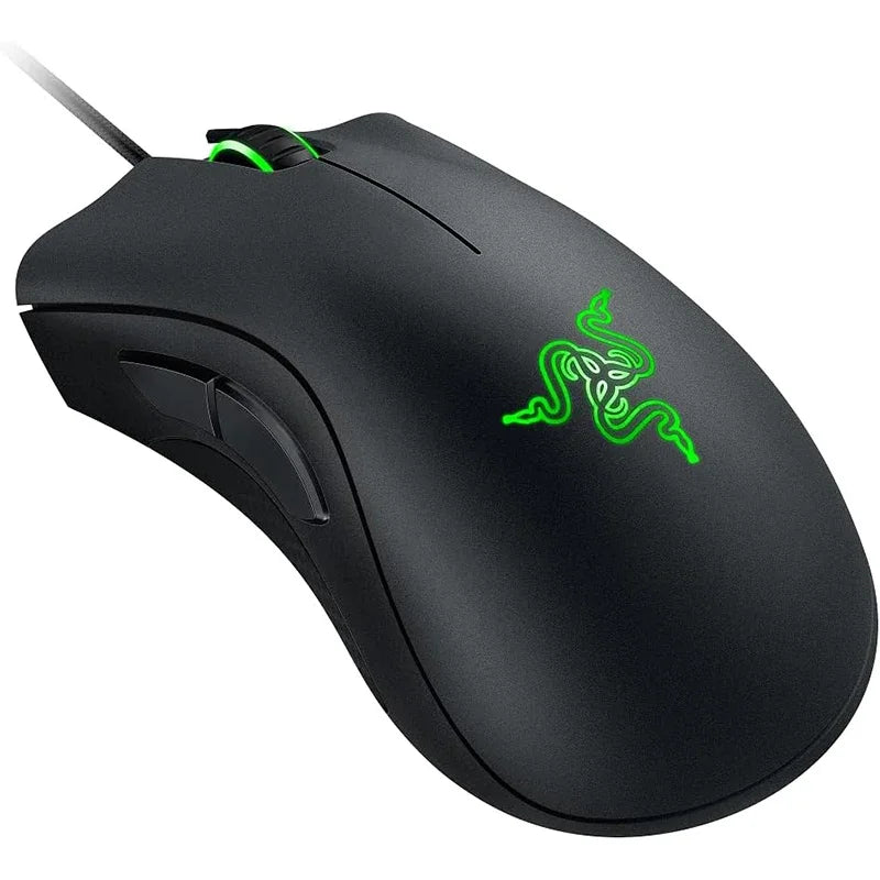 Razer DeathAdder Essential kabelgebundene Gaming-Maus / kabelgebundene Maus 6400DPI 5 unabhängige Tasten für Laptop PC Gamer