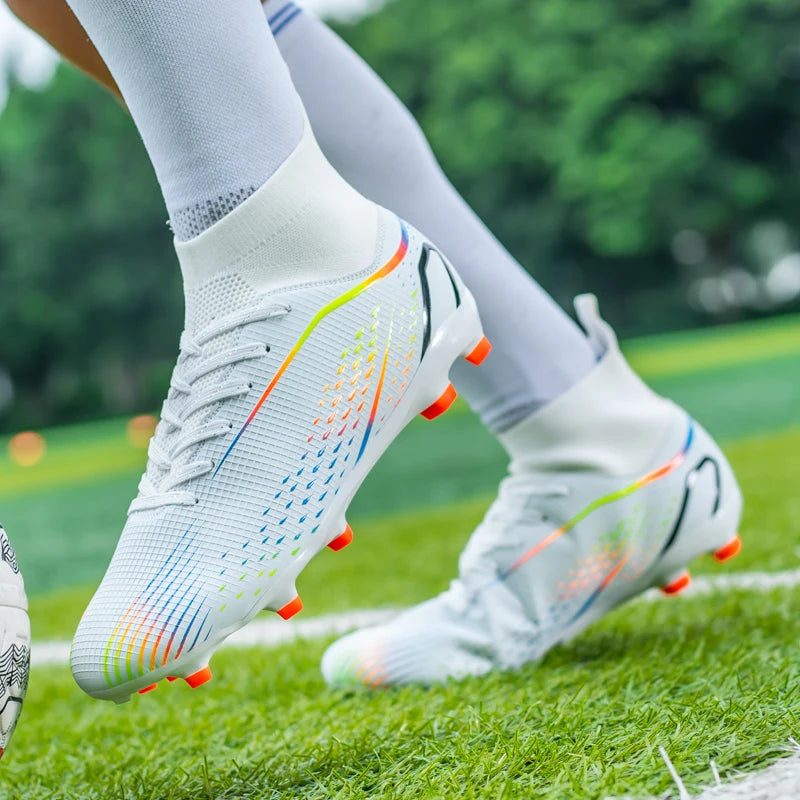 Men's Football Boots Professional Turf Futsal Match Grass Unisex Outdoor Training Soccer Shoes Soccer Cleats Non-slip Breathable
