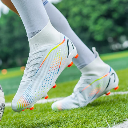 Men's Football Boots Professional Turf Futsal Match Grass Unisex Outdoor Training Soccer Shoes Soccer Cleats Non-slip Breathable