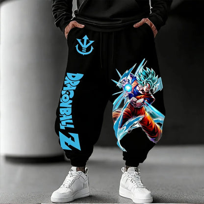 Unisex Pure Cotton Pants Dragon Ball Goku 2026 Summer New Product Harajuku Anime Print American Hip-hop Loose Casual Pants