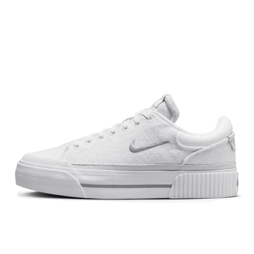 Nike Court Legacy: suela con diseño para aumentar la altura, amortiguación cómoda y antideslizante, zapatillas deportivas duraderas FZ2606-100