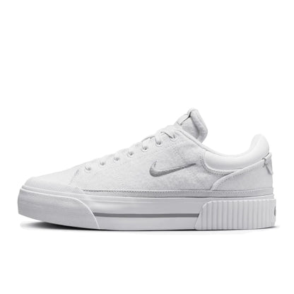 Nike Court Legacy: suela con diseño para aumentar la altura, amortiguación cómoda y antideslizante, zapatillas deportivas duraderas FZ2606-100