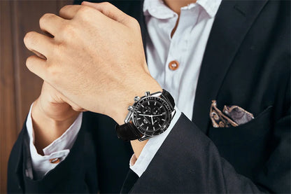 PAULAREIS P Brand Luxury Men Mechanical Watches Calendar Business Watch Men's Sports Waterproof Stainless Steel Automatic Watches