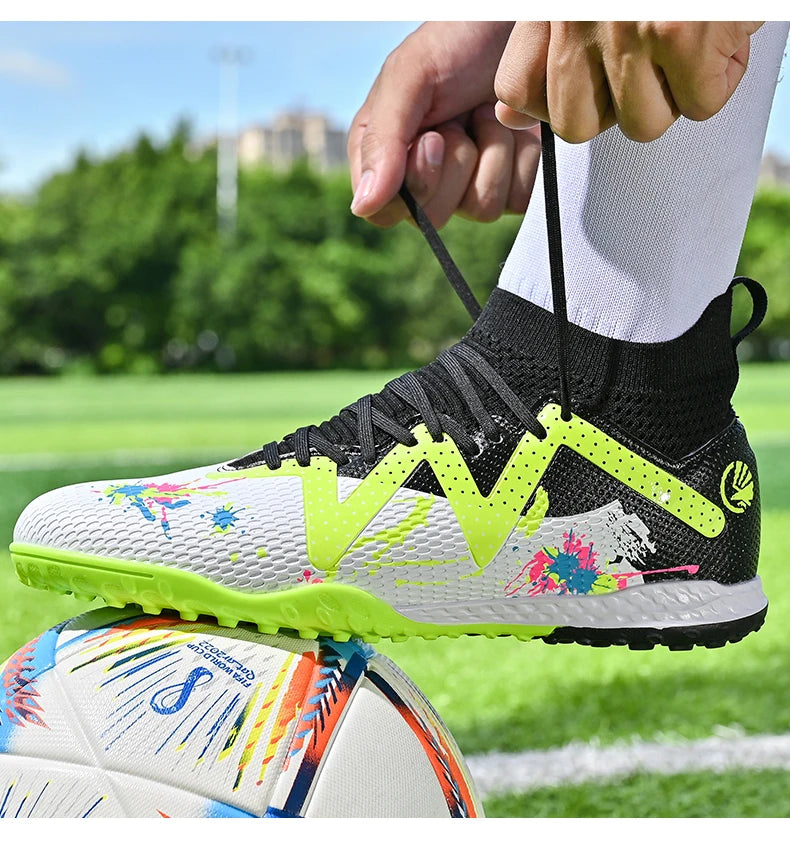 Herren New TF Fußballschuhe Society – professionelle, bequeme Fußballschuhe in Top-Qualität für Männer, lässige ultraleichte Fußballschuhe für Erwachsene