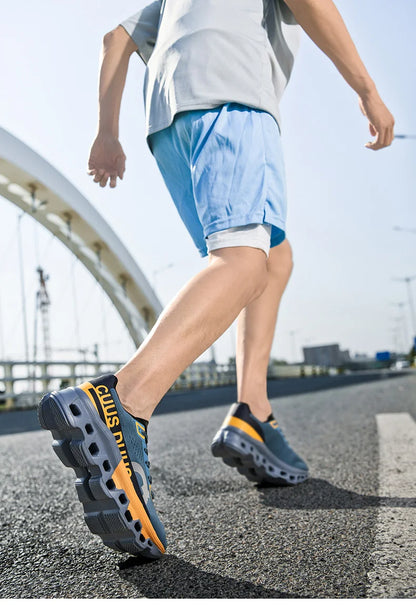 Herren-Laufschuhe Offroad-Schuhe Dämpfende Jogging-Schuhe Rutschfeste atmungsaktive Mesh-Luxusschuhe Outdoor-Paar-Trainer Renn-Sneaker