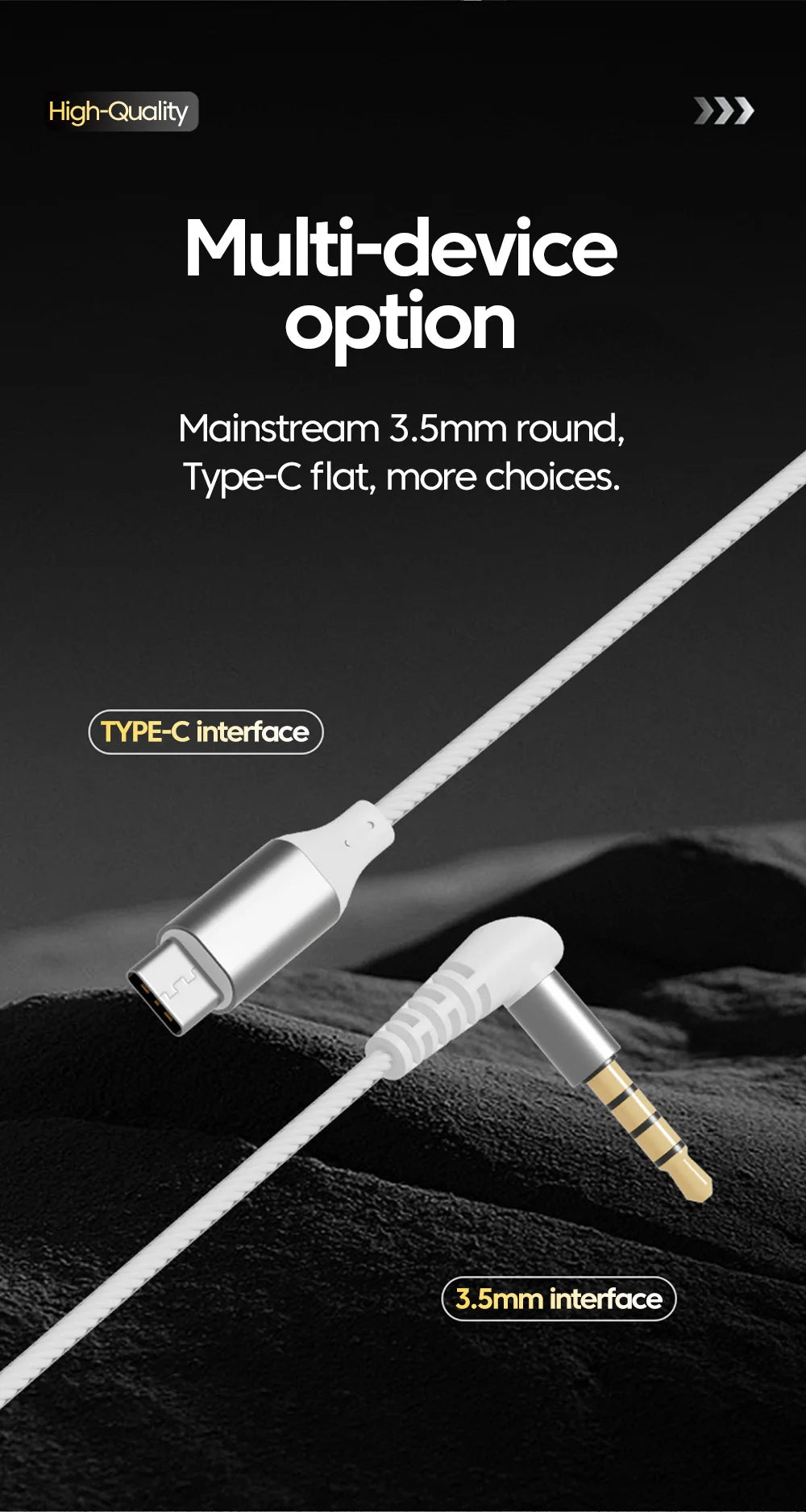 Original 15D Super Bass In-Ear Headphone With Mic 3.5mm AUX/Type-C Digital Chip Headset For iPhone 17 Huawei Xiaomi Android