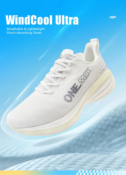 ONEMIX High Rebound Sneakers Comfortable Training Men Breathable Wear-resistant Sports Jogging Protection Running Shoes