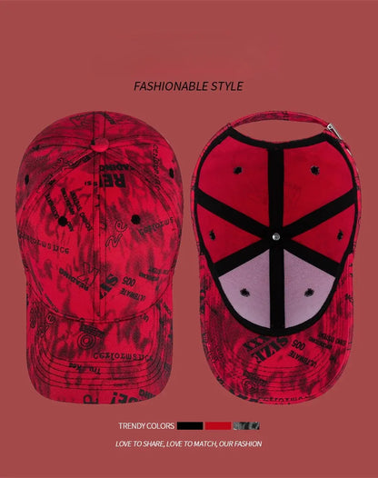 New Cool Fashion Women Men Sport Baseball Cap Spring Summer Female Male Cotton Print Hiking Beach Caps Hat For Women Men