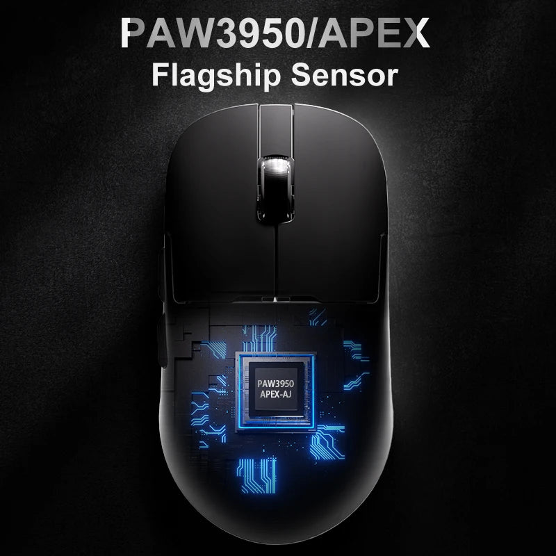 Bezdrôtová herná myš AJAZZ AJ159 APEX/AJ159PRO s RGB magnetickou nabíjacou základňou, ľahká herná myš AJ159P pre PC a notebook