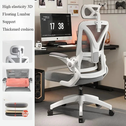 Ergonomic Gaming Chair 3D Lumbar Support Racing Swivel Adjustable Breathable Mesh High Density Sponge Seat Silla De Escritorio