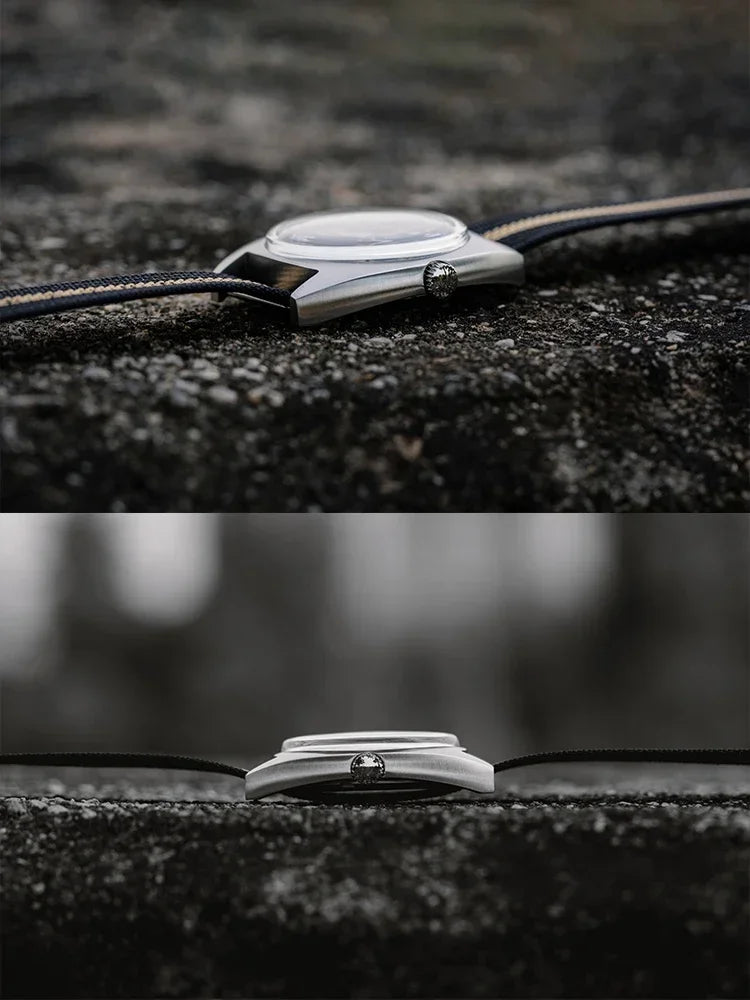 RDUNAE RA02 2025 New Men's Quartz Watch K1 Mineral Crystal Miyota Super 2035 Stainless Steel Night Light Waterproof 5ATM Men's
