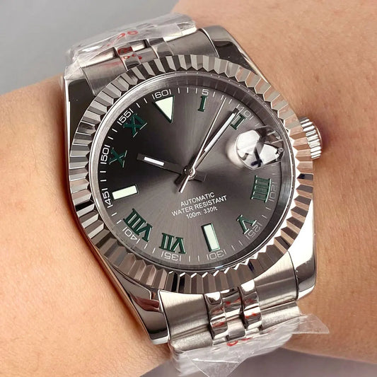 Tandorio For Wimbledon Style Dial 36mm/39mm Sapphire Glass 100m Waterproof Roman Numerals Men Watches  For Japan NH35A
