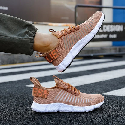 Summer Men Sneakers Lightweight Breathable Mesh Outdoor Casual Shoes Fashionable Tennis Training Shoes Men's Shoes Free Shipping