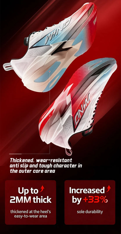 QIAODAN WIND 4PRO Carbon Plate Marathon Shoes Men Professional Racing Sneakers 2026 Breathable Running Sports Shoes QDB023262291