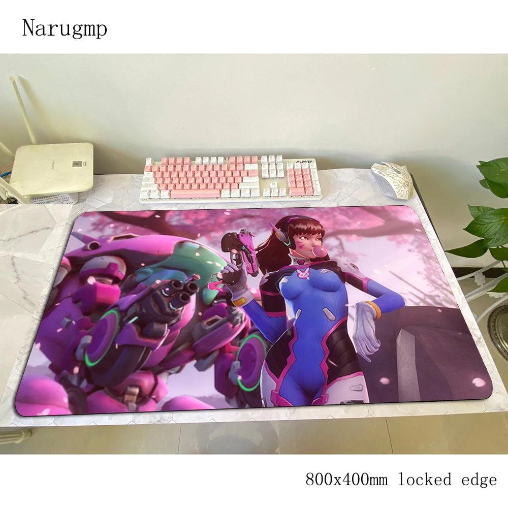 Overwatch mouse pad 80x40cm gaming mousepad game Halloween Gift large mouse pad gamer computer desk big mat notebook mousemat PC