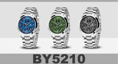 BENYAR 2024 New 40MM Men's Quartz Watch 50M Waterproof Automatic Diving Watch Luxury Fashion Men's Stainless Steel Watch