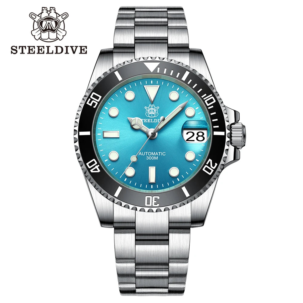 SD1953 Steeldive Brand 2022 Men Mechanical Wristwatch 41mm Stainless Steel Men Watch NH35 Sapphire Glass Men Watches